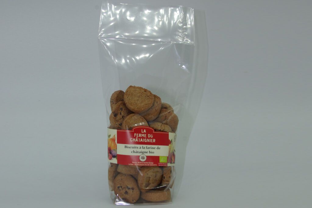 Biscuits à la farine de châtaigne bio 200g