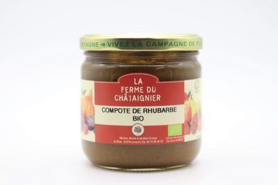 Compote de rhubarbe