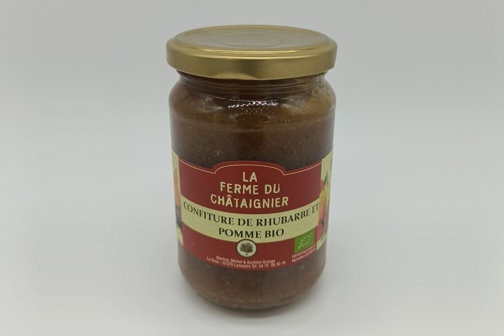 Rhubarbe et pomme