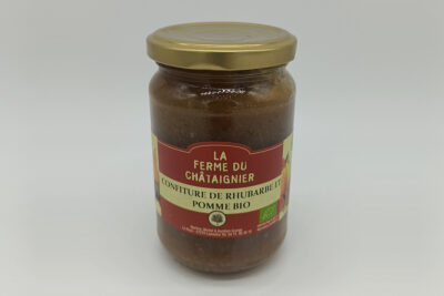 Confiture de rhubarbe et pomme