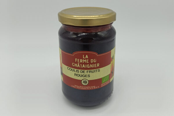 Coulis de fruits rouges