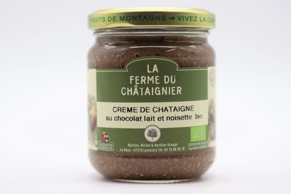 Crème de châtaigne au chocolat lait et noisette