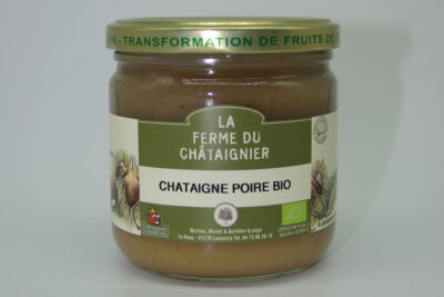 Crème de châtaigne et poire Bio