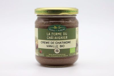 Crème de châtaigne à la vanille - 240g