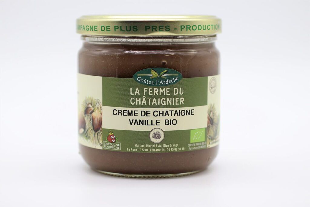 Crème de châtaigne vanille BIO