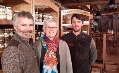 Michel, Martine et Aurelien