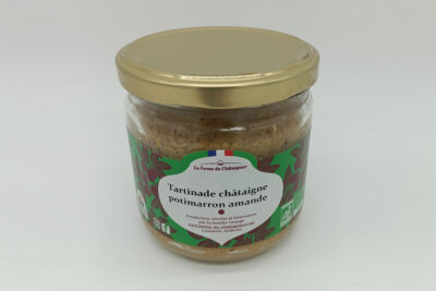 Tartinade de châtaigne-potimarron-amande