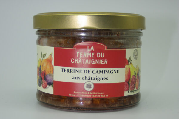 Terrine de campagne aux châtaignes 380g